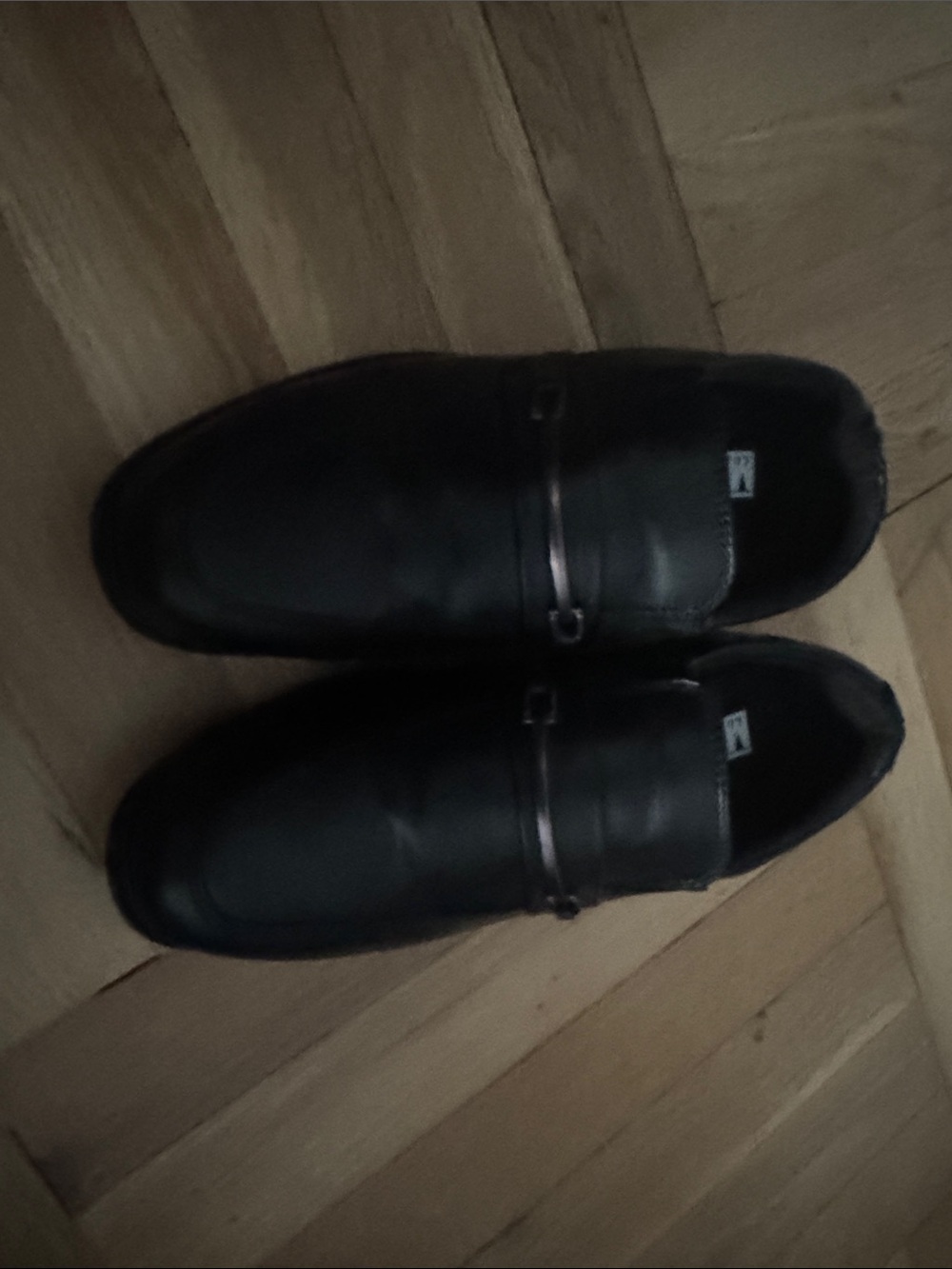 Spencer's Black Kids Dress Loafers with Silver Bit